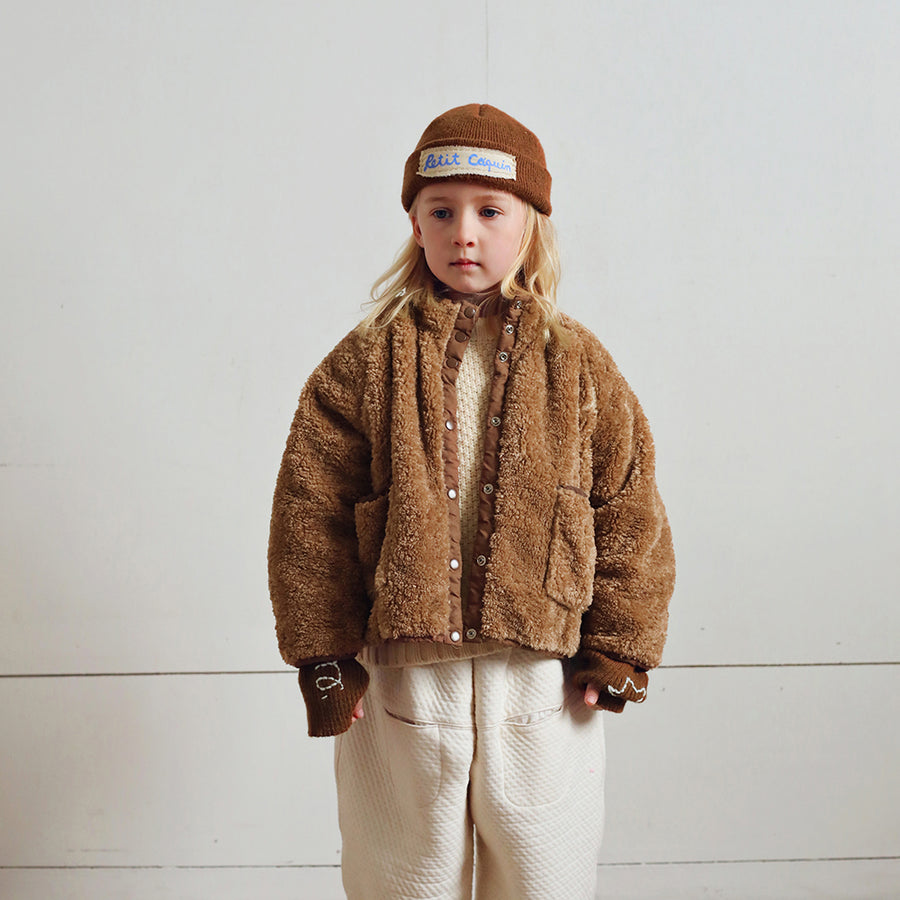 Tambere :: Alyth Knitted Warmer Brown