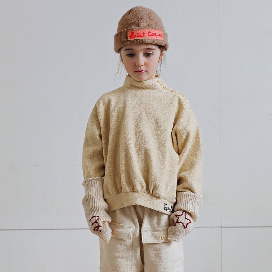 Tambere :: Alyth Knitted Warmer Ivory