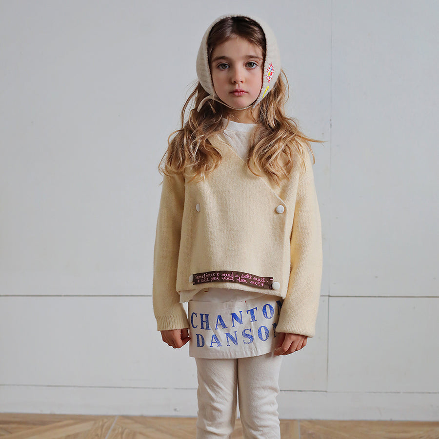 Tambere :: Radley Double Button Cardigan Cream