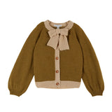 Emile Et Ida -  Bow Cardigan Cactus