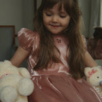 Konges Sloejd Fia Dress GRS Silver Pink - worn by child
