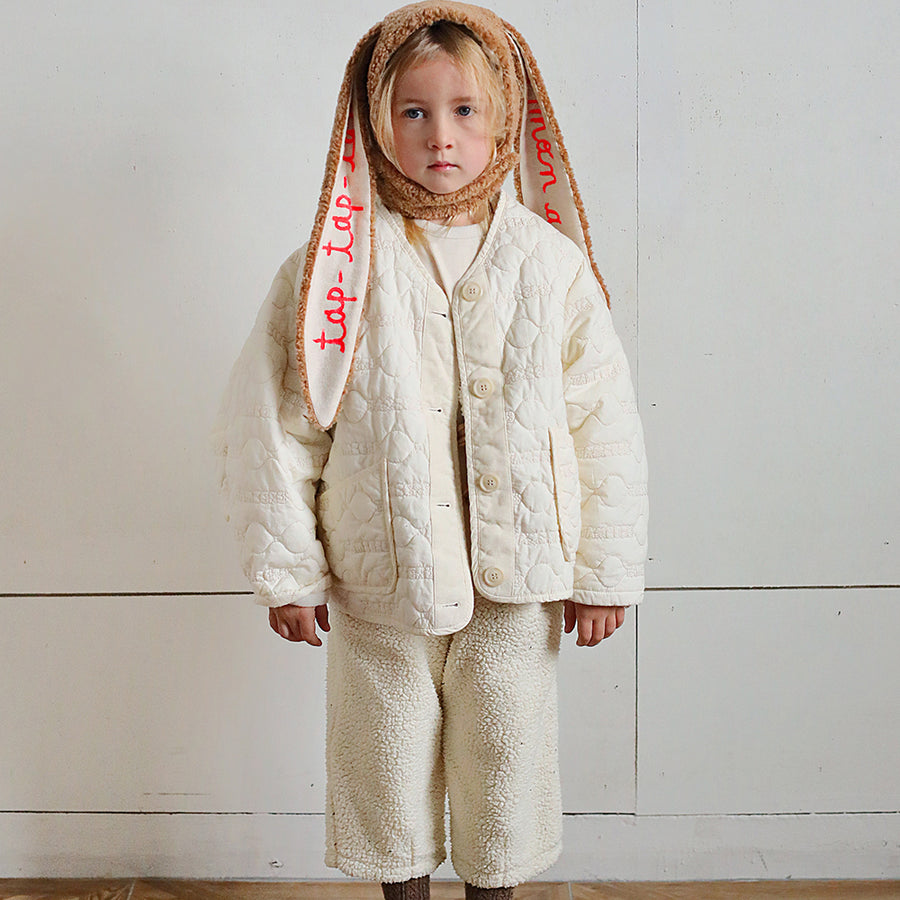 Tambere :: Aldie Faux-Shearing Cropped Pants Ivory
