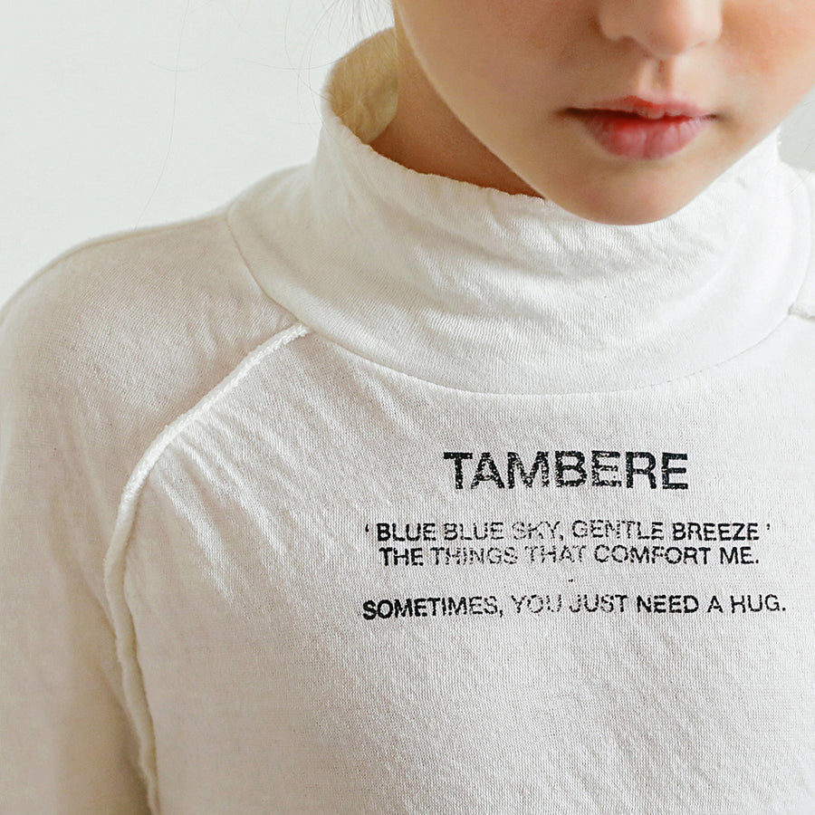 Tambere :: Riseley Turtleneck T-Shirt White