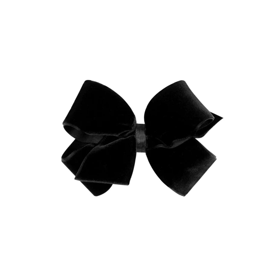 Wee Ones :: Small Classic Velvet Bow Black