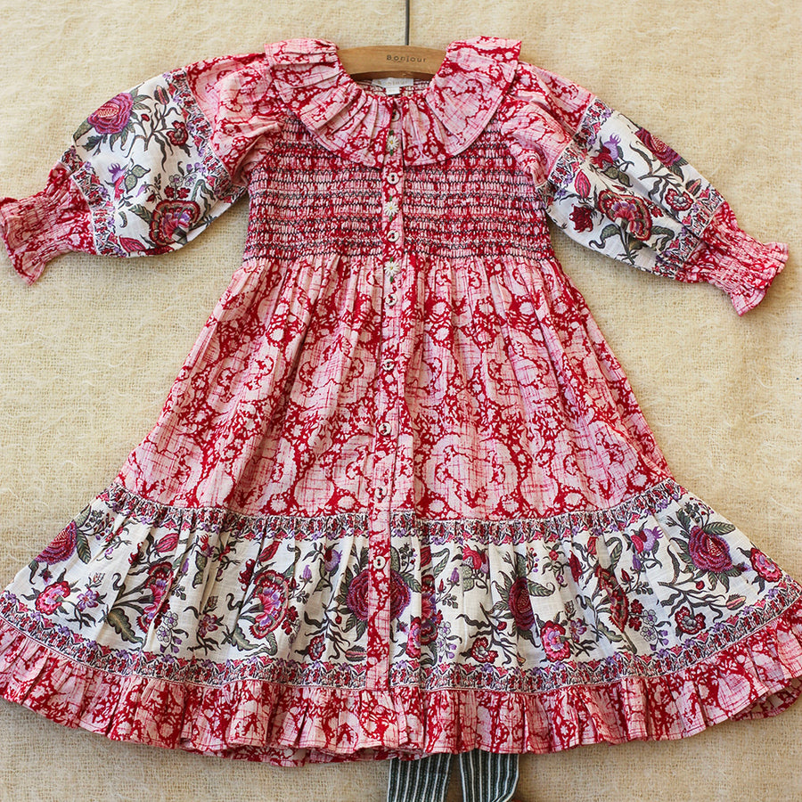 Bonjour Diary :: Long Dress Cashemere Print