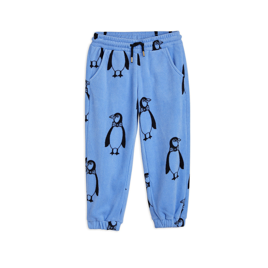Mini Rodini :: Penguin Fleece Trousers Blue