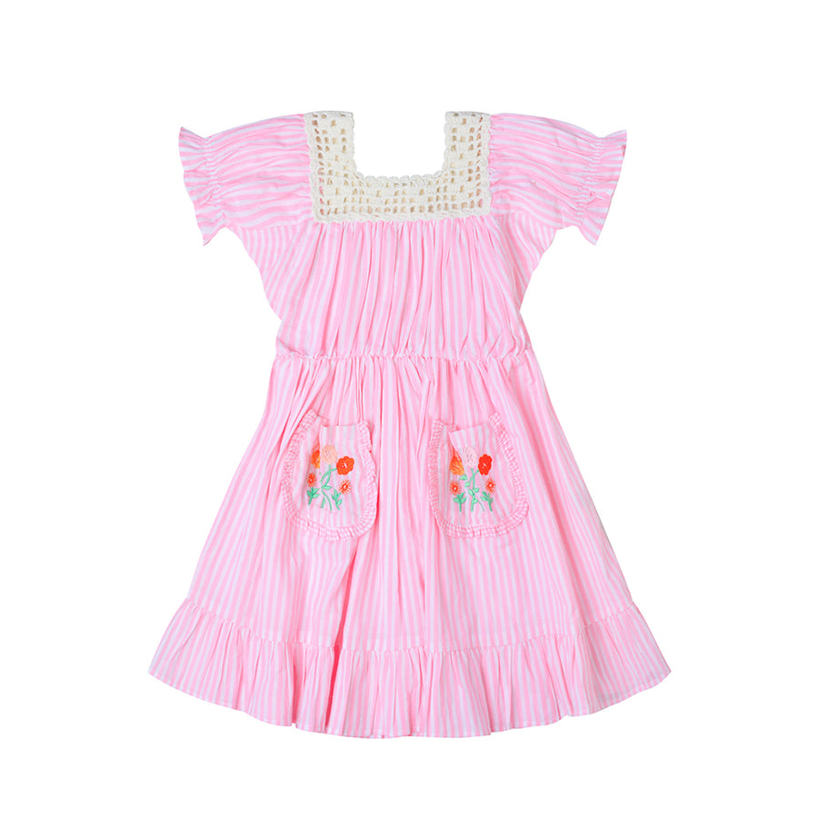 Kidsagogo :: Precious Dress Stripe Camelia