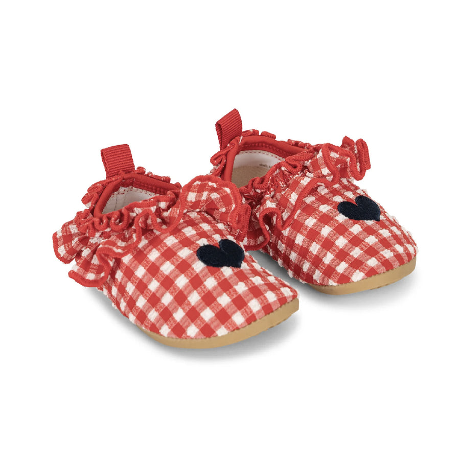 Konges Sloejd :: Soline Frill Swim Shoes Barbados Cherry