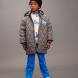Mini Rodini -  Dino Aop Sweatshirt Off-White