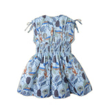Gingersnaps :: Vintage Marina Ruched Shoulder Dress Multicolor