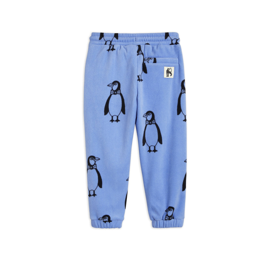 Mini Rodini :: Penguin Fleece Trousers Blue