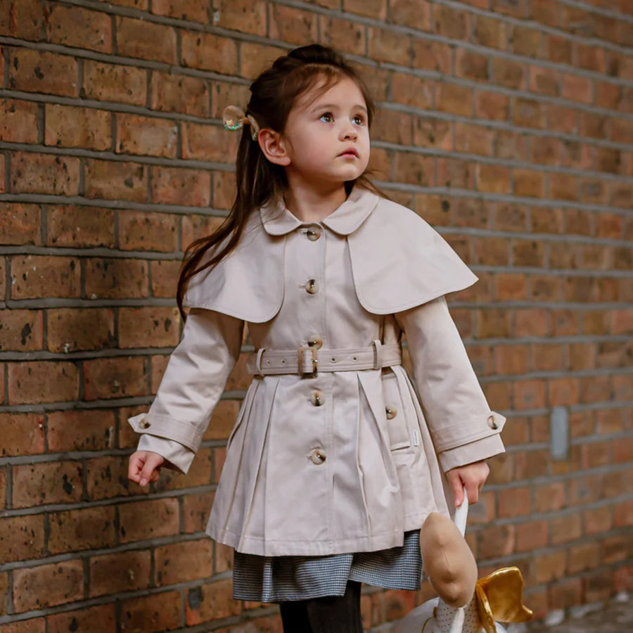 Happyology :: Pembroke Trench Coat Oatmeal