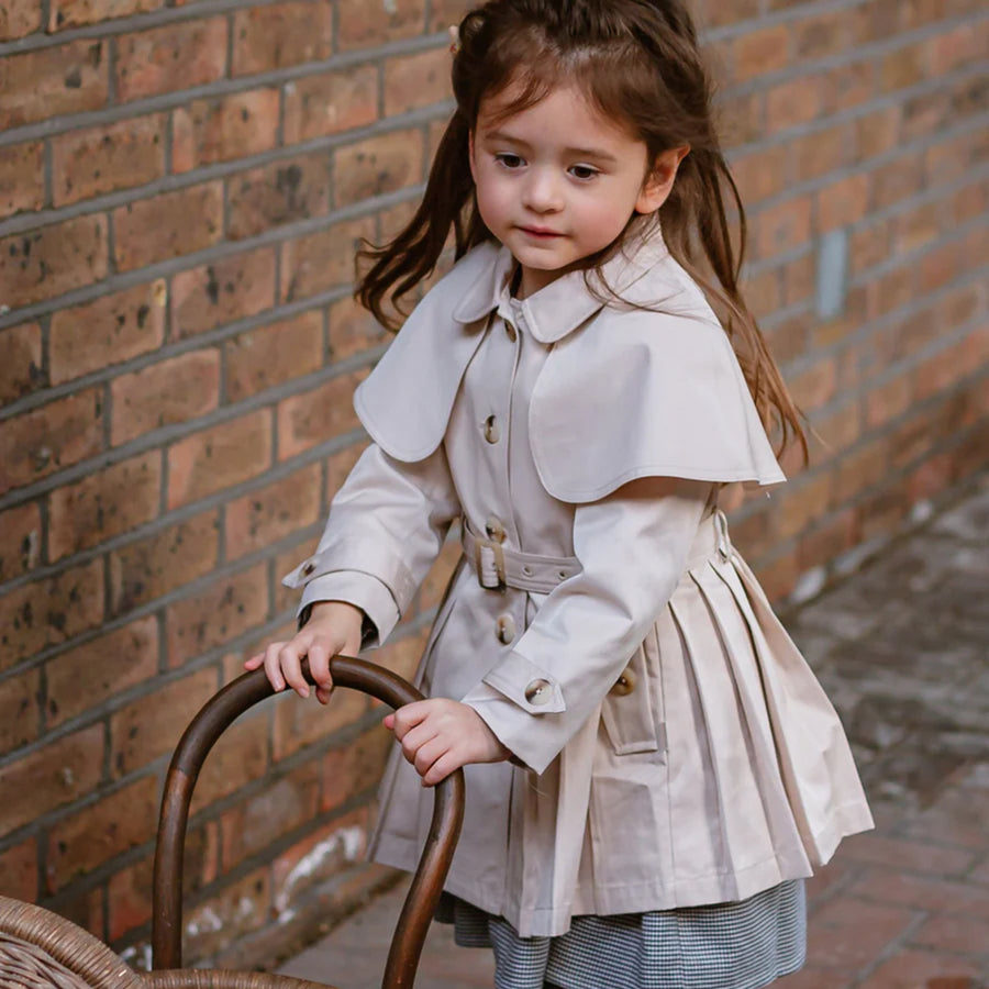 Happyology :: Pembroke Trench Coat Oatmeal