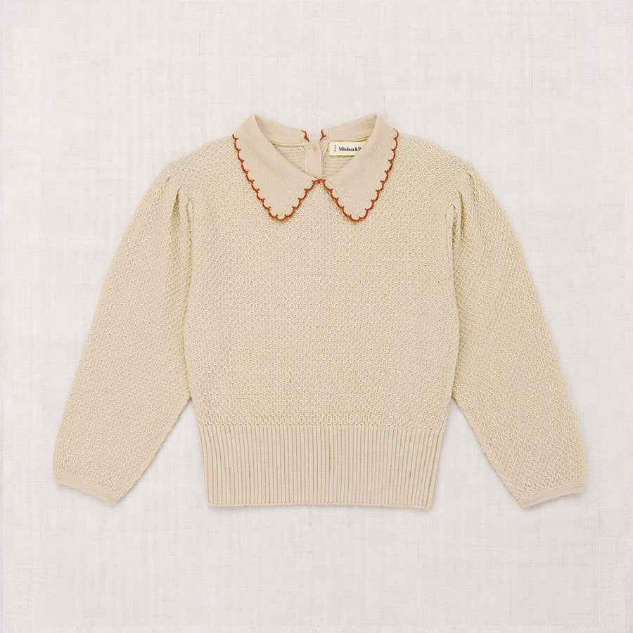 Misha And Puff :: Bow Joanne Sweater Alabaster – The Front Shop