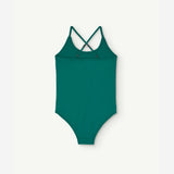 The Animals Observatory :: Octopus Kids Swimsuit Deep Green Flower