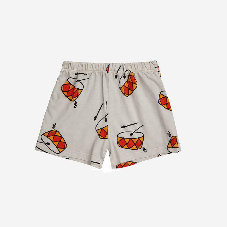 Bobo Choses :: Play The Drum All Over Shorts Beige