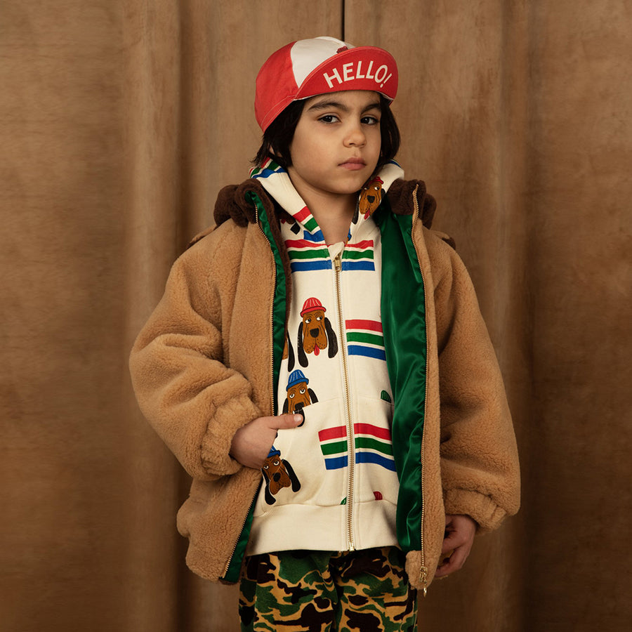 Mini Rodini :: Bloodhound Aop Zip Hoodie