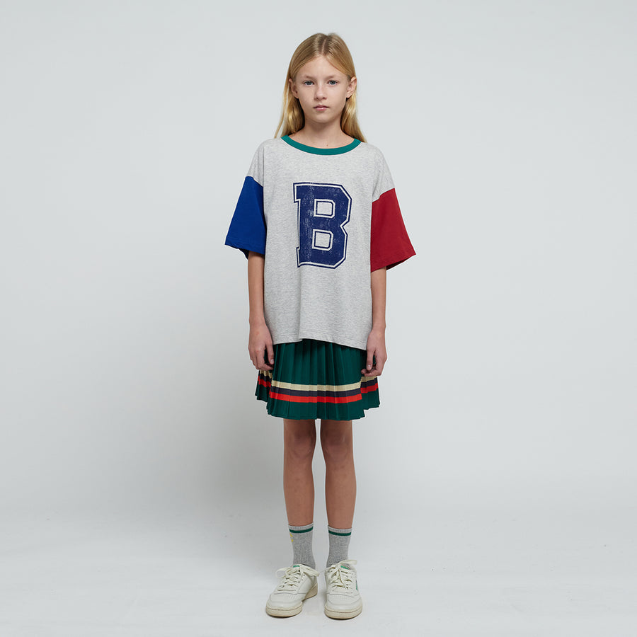 Bobo Choses :: Stripes Pleated Woven Skirt