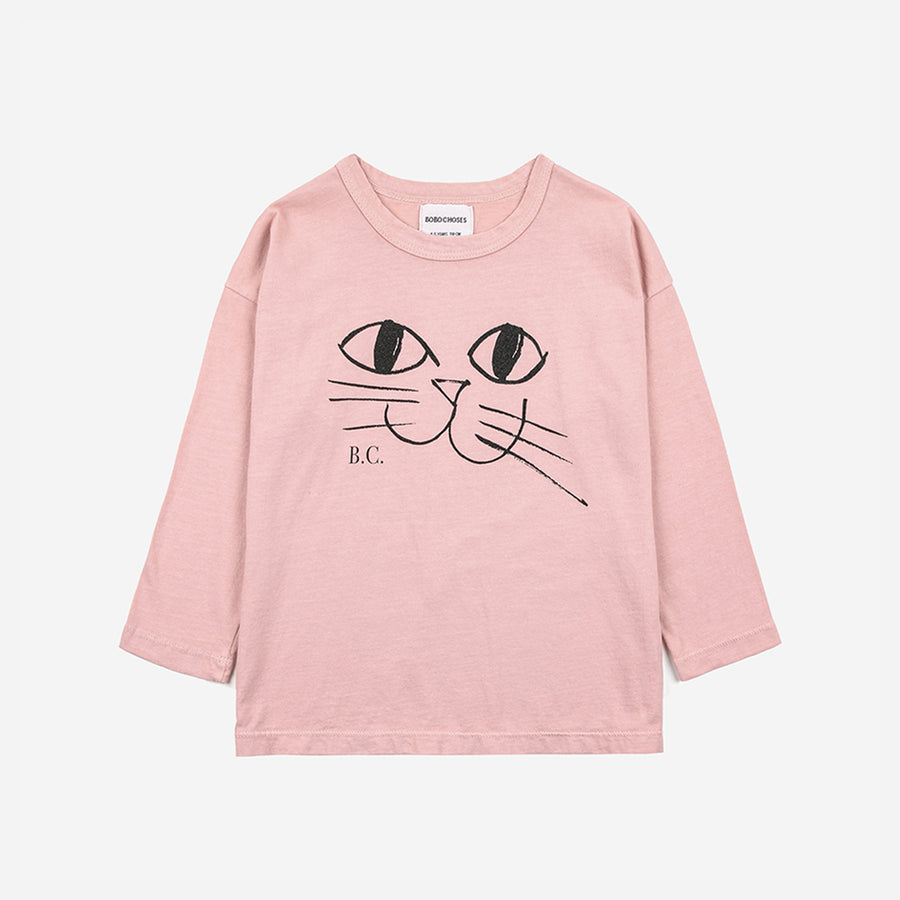 Bobo Choses :: Smiling Cat Long Sleeve T-Shirt