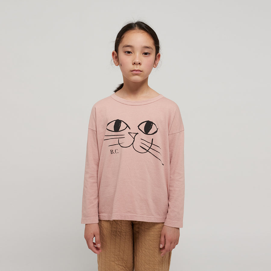 Bobo Choses :: Smiling Cat Long Sleeve T-Shirt