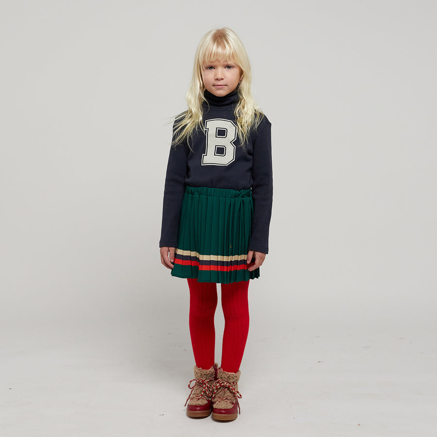 Bobo Choses :: Stripes Pleated Woven Skirt