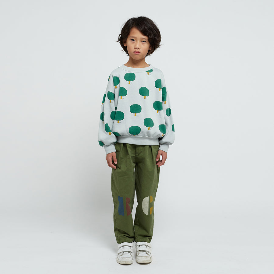 Bobo Choses :: Green Tree All Over Sweatshirt