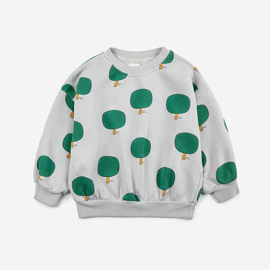 Bobo Choses :: Green Tree All Over Sweatshirt