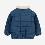 Bobo Choses :: Baby Quilted Denim Jacket Navy Blue