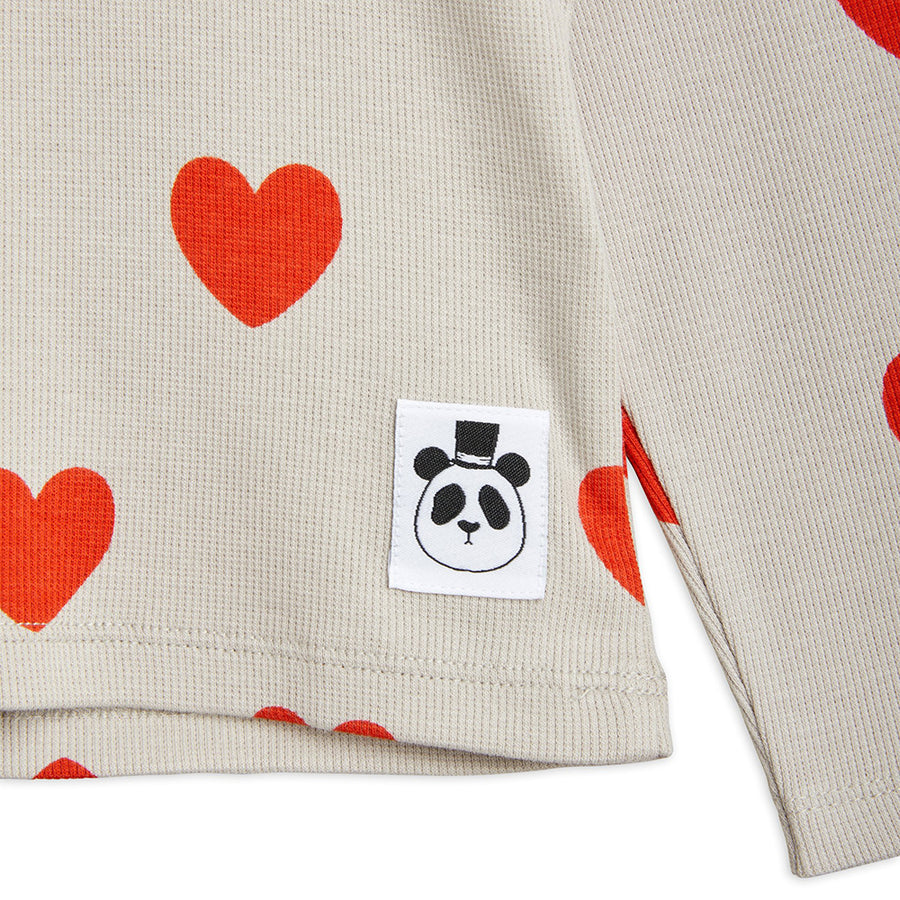 Mini Rodini :: Hearts Aop Turtleneck Ls Tee