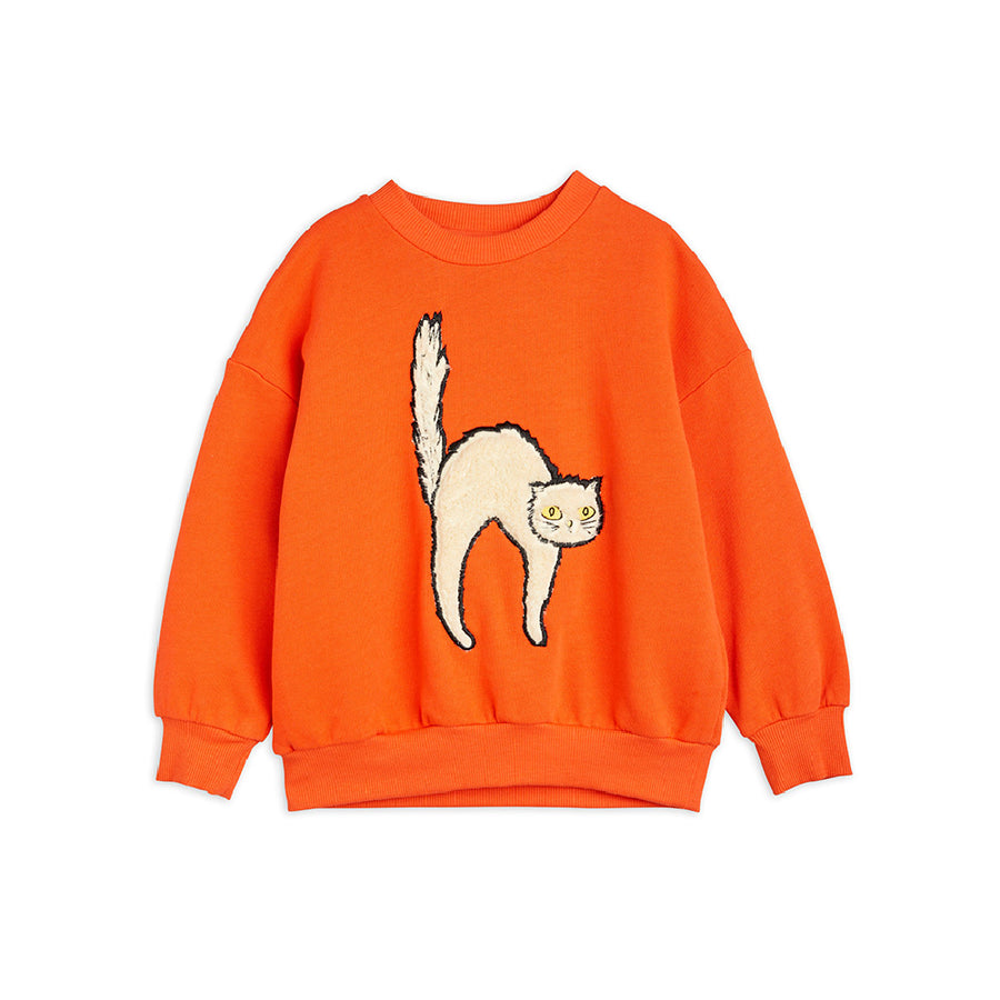 Mini Rodini :: Angry Cat Application Sweatshirt