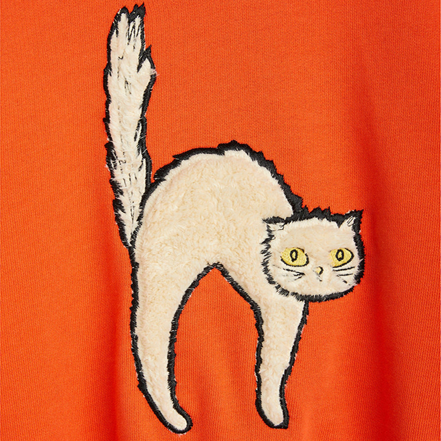 Mini Rodini :: Angry Cat Application Sweatshirt