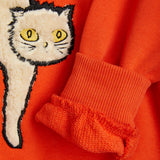 Mini Rodini :: Angry Cat Application Sweatshirt