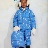 Mini Rodini - Violas Aop Citypuffer Blue