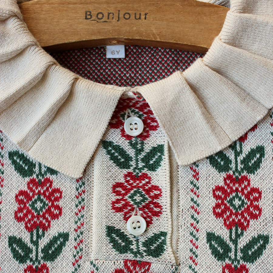 Bonjour Diary :: Red Flower Polo