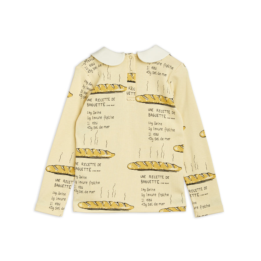 Mini Rodini :: Baguette Aop Ls Collar Tee Yellow