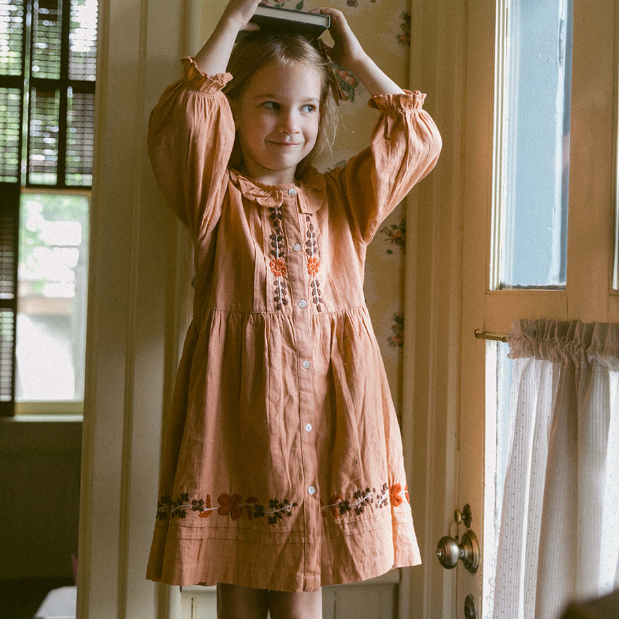 Lali :: Ivy Dress Rose Embroidery