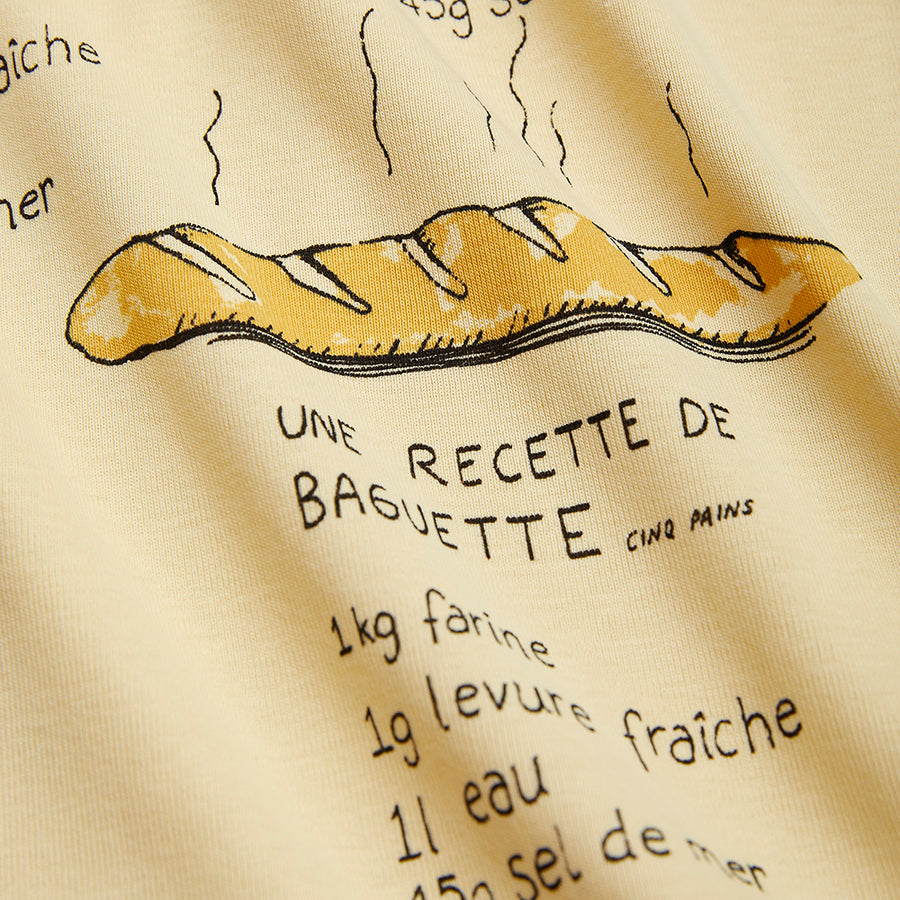 Mini Rodini :: Baguette Aop Ls Collar Tee Yellow