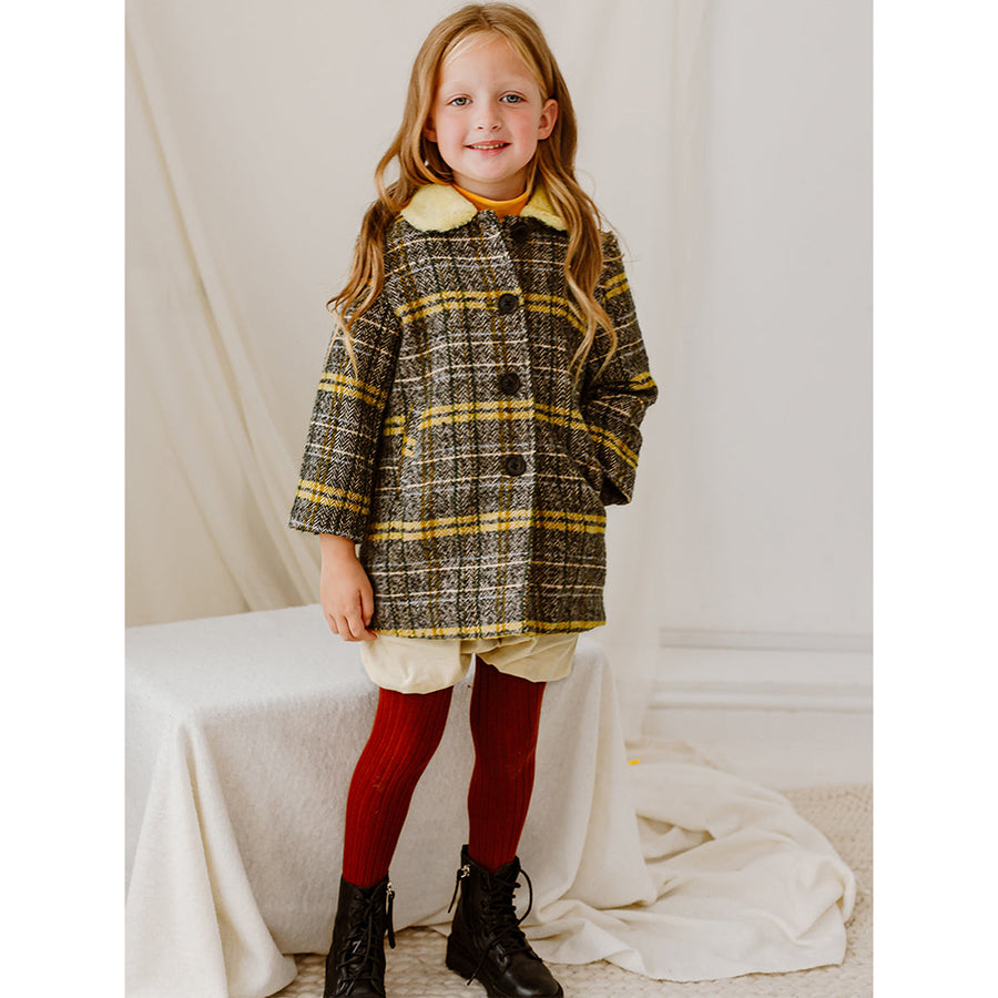 Happyology :: Greenwich Coat Green Check