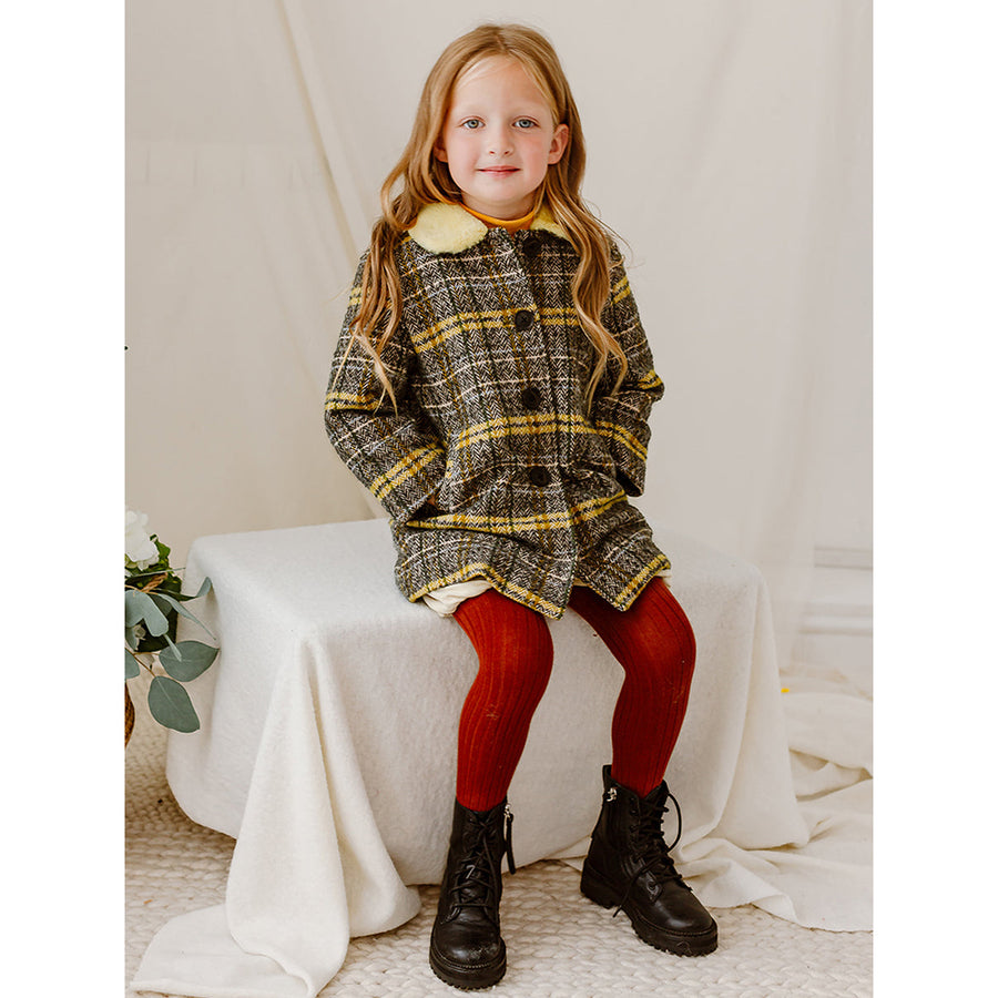 Happyology :: Greenwich Coat Green Check