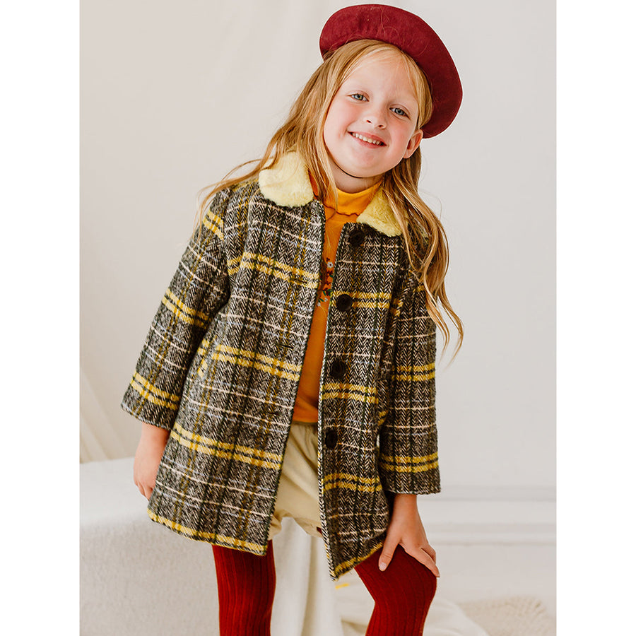 Happyology :: Greenwich Coat Green Check