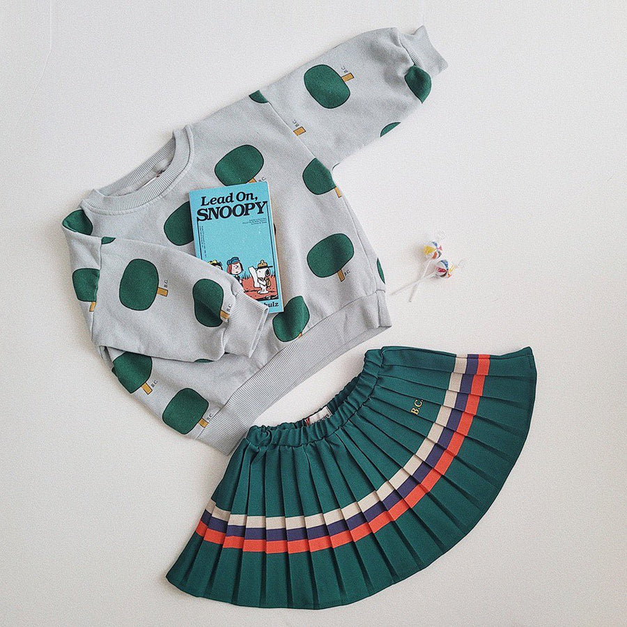 Bobo Choses :: Green Tree All Over Sweatshirt