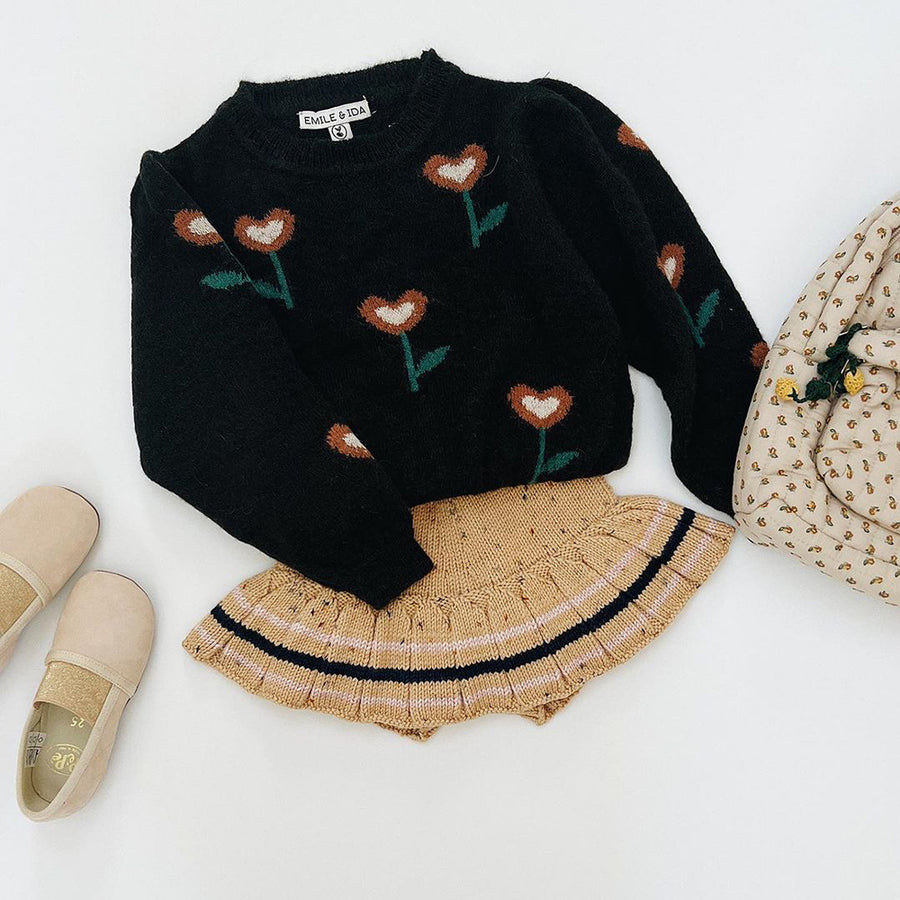 Emile Et Ida :: Wool Pullover Bitume