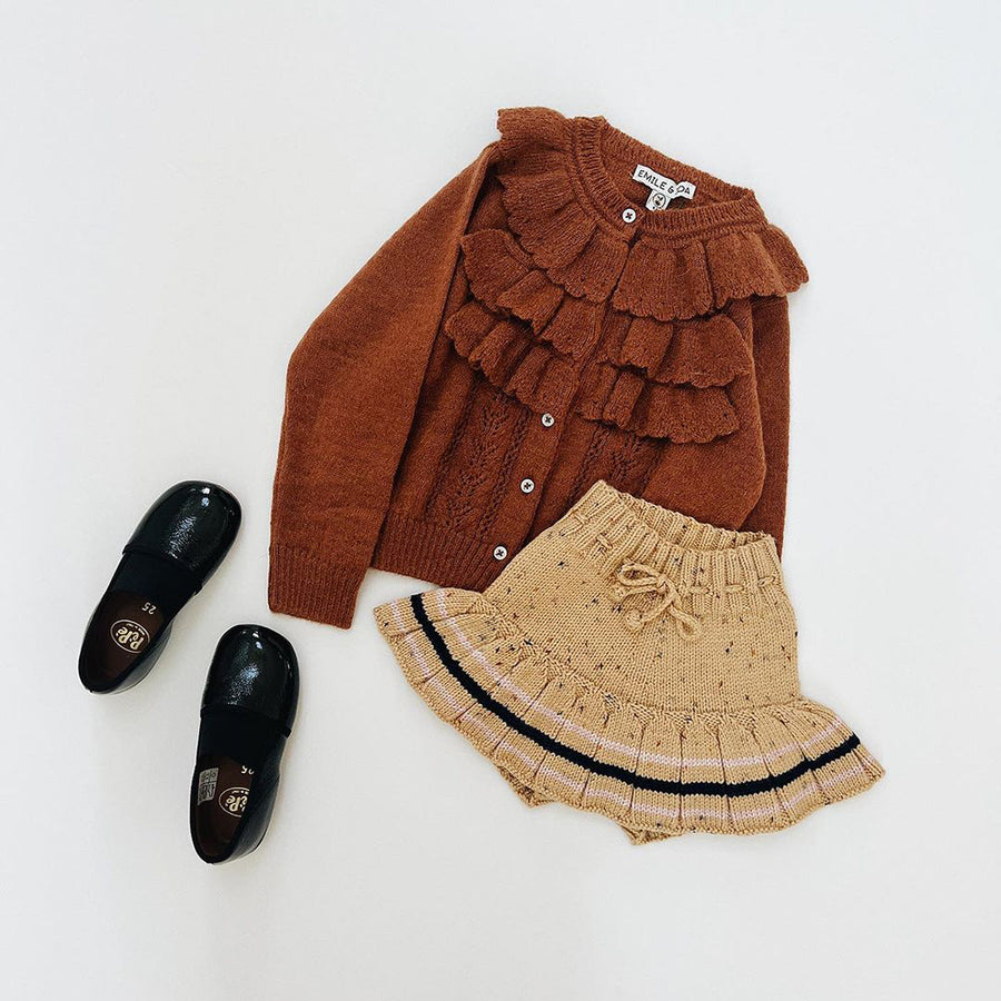 Emile Et Ida :: Wool Cardigan Caramel