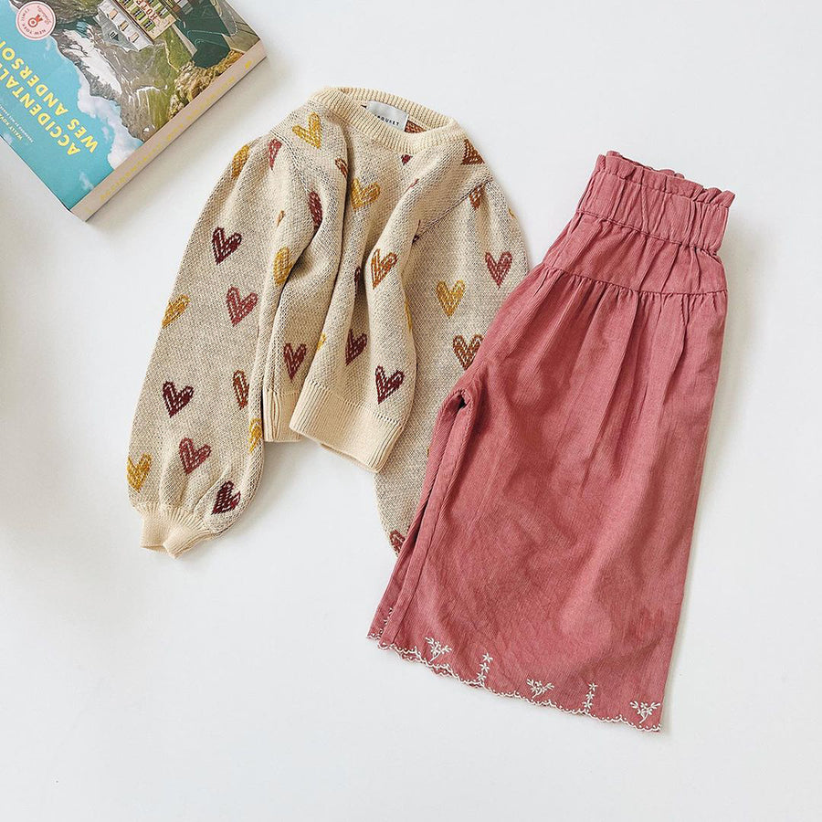 Emile Et Ida :: Velvet Pants Flamingo