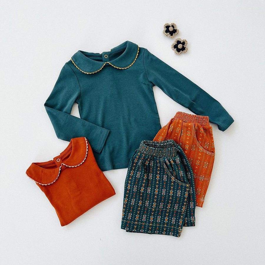 Misha And Puff :: Rickrack Peter Pan Top Terra