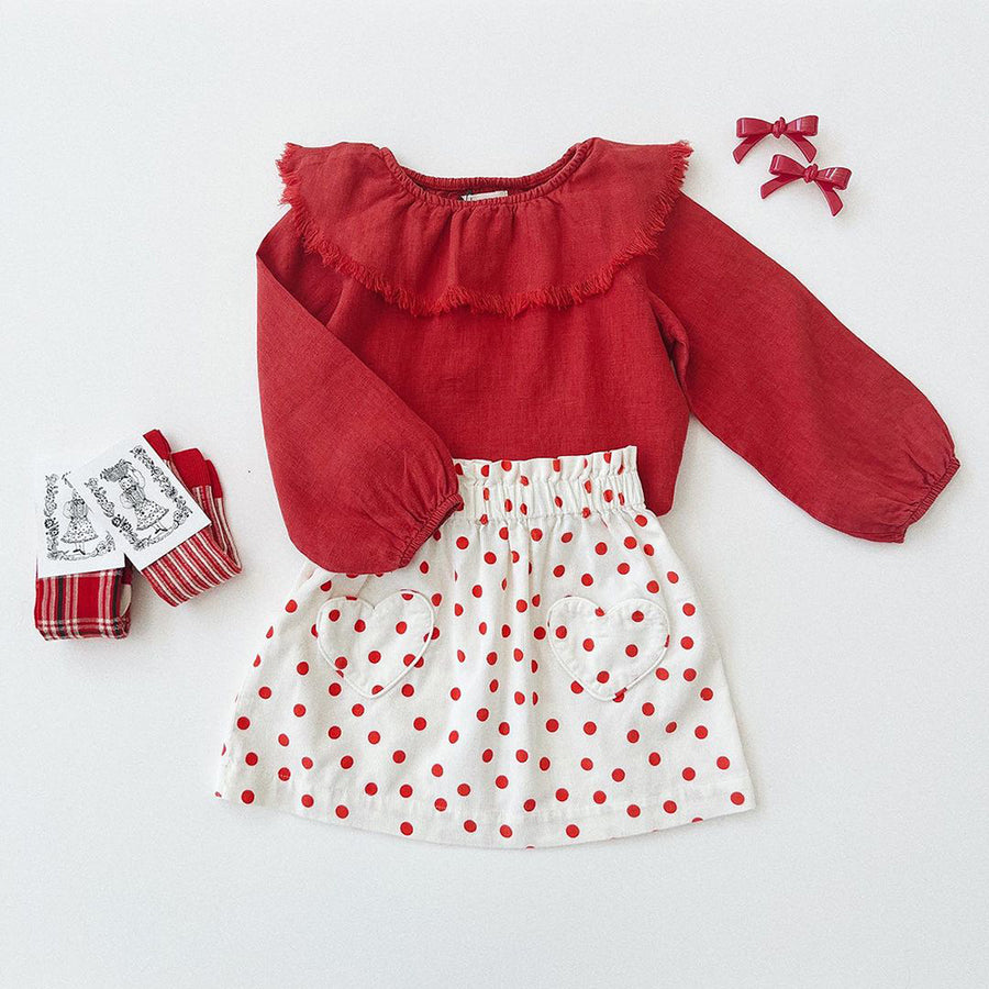 Bonjour Diary :: Stripes Socks Red