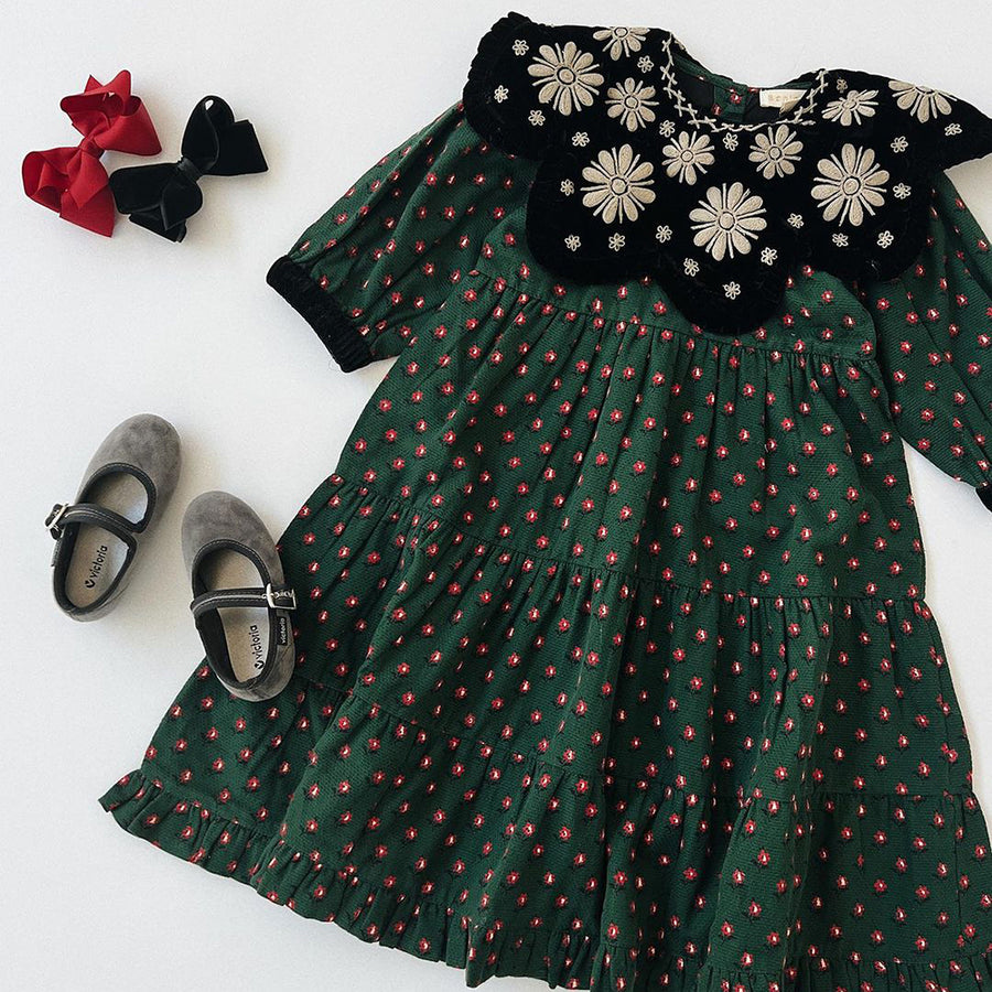Victoria :: Oda Velvet Mary Jane Gris