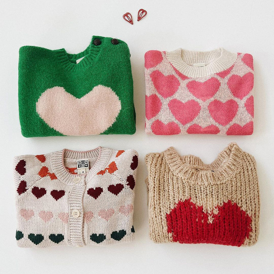 Bonton :: Cardigan Heart Cream