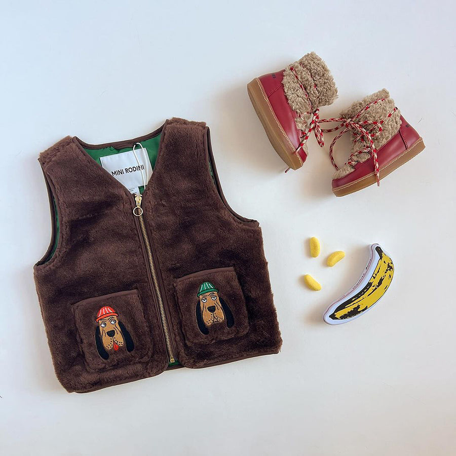 Mini Rodini :: Bloodhound Faux Fur Vest