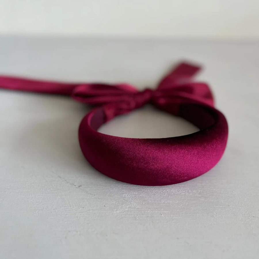 [Pre - Order] Mes Kids Des Fleurs :: Headband Burgundy
